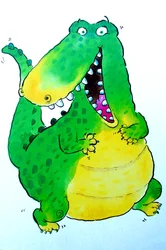 Happy Crocodile